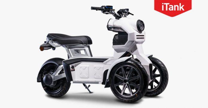 Doohan iTank smart e-scooter with dual front wheels launching soon in Nepal